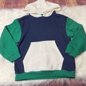 Cat & Jack Colorblock Pullover Hoodie Sweatshirt - Boys Size Small (6/7)